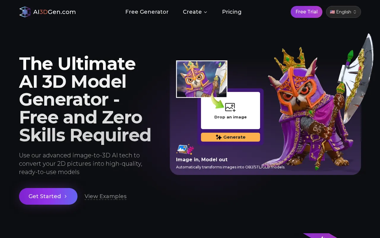 AI3DGen — preview screenshot