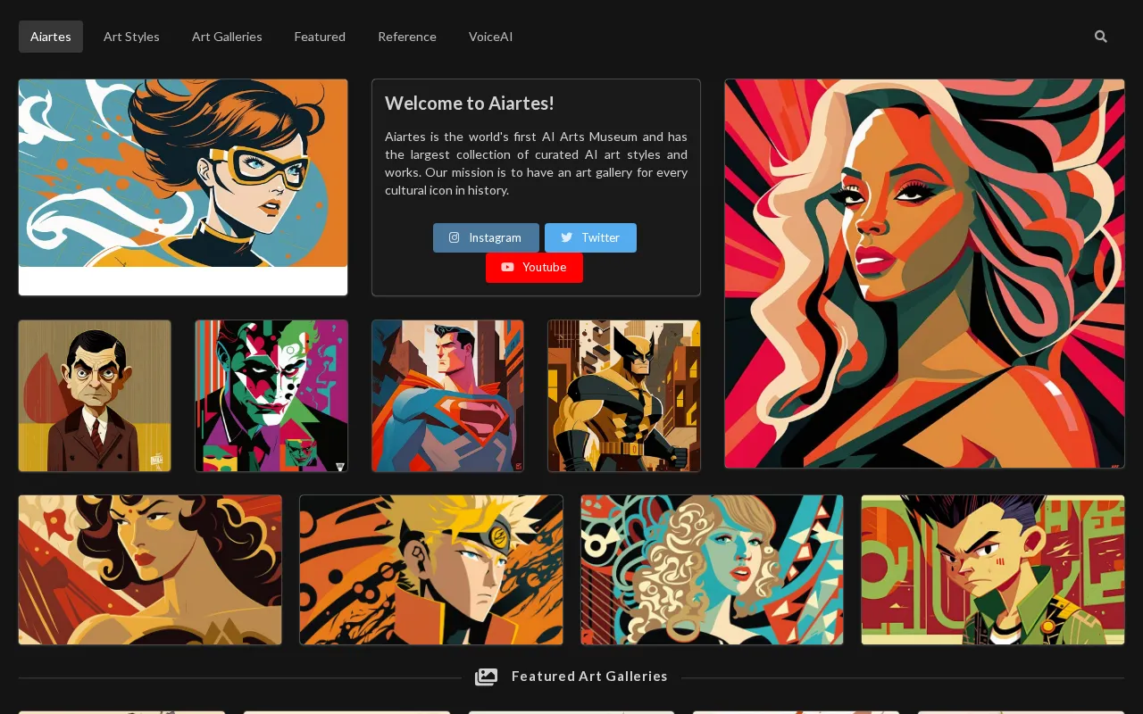 Aiartes — preview screenshot