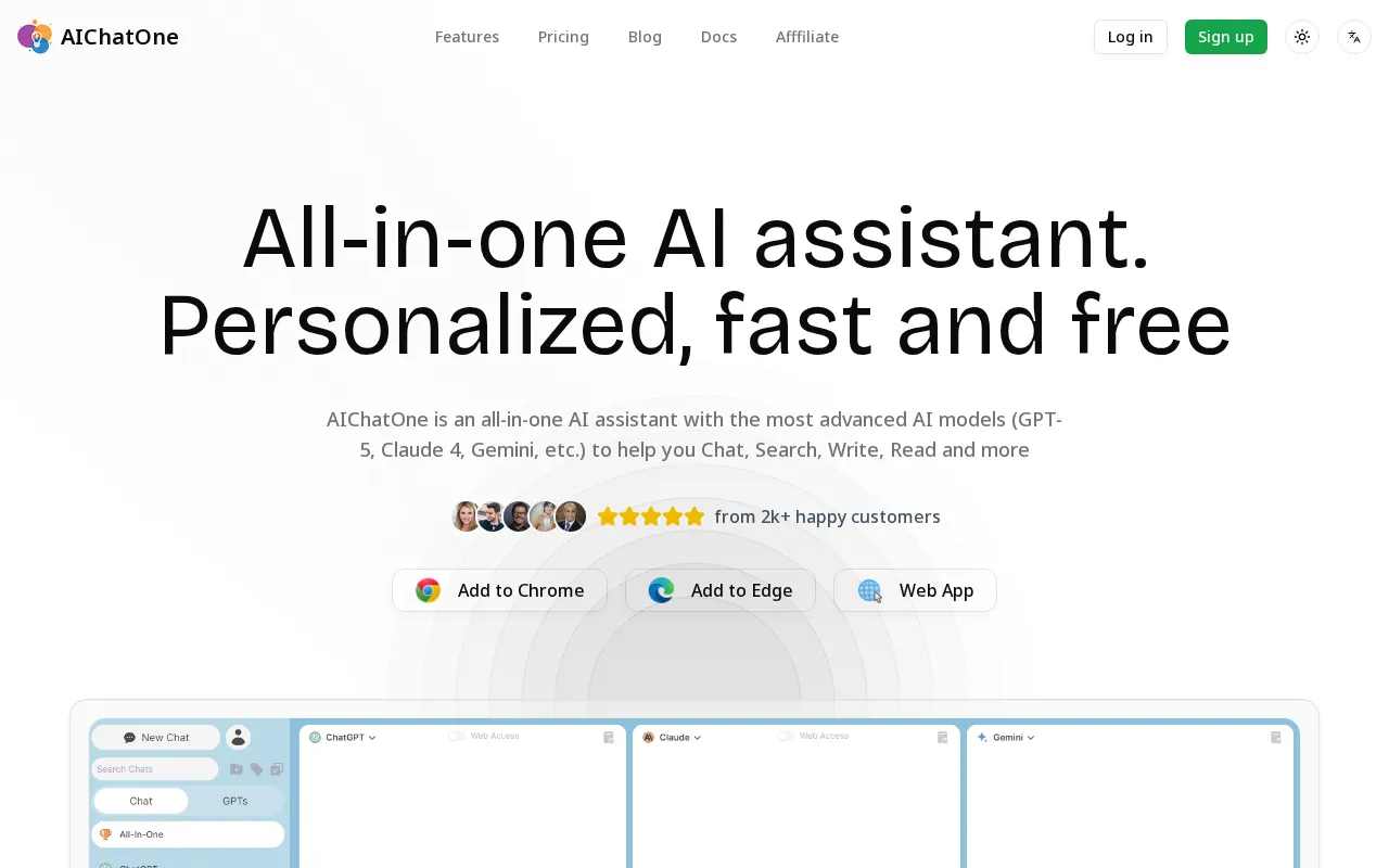 AIChatOne — preview screenshot