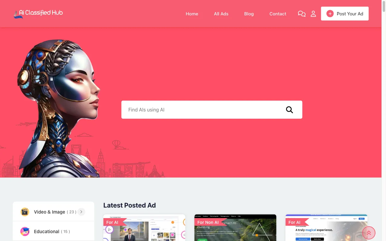 aiclassifiedhub.com — preview screenshot