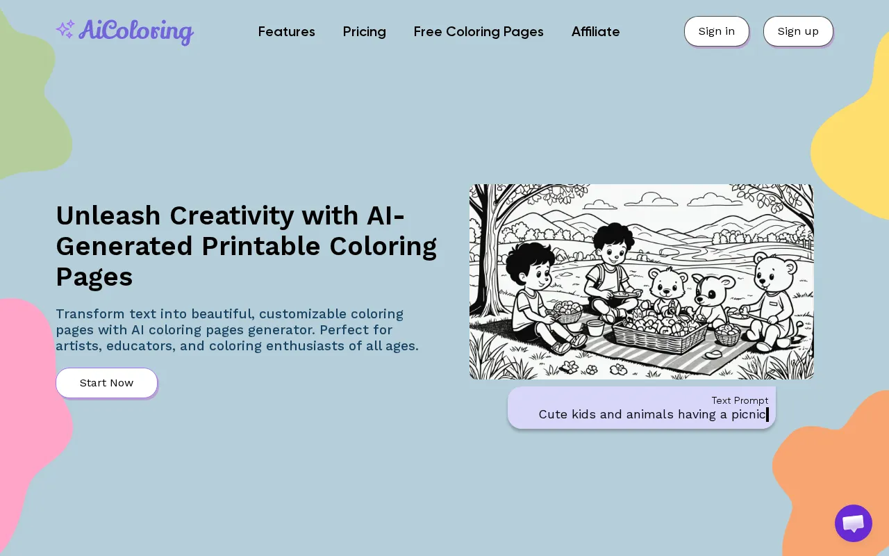 AiColoring.Art — preview screenshot
