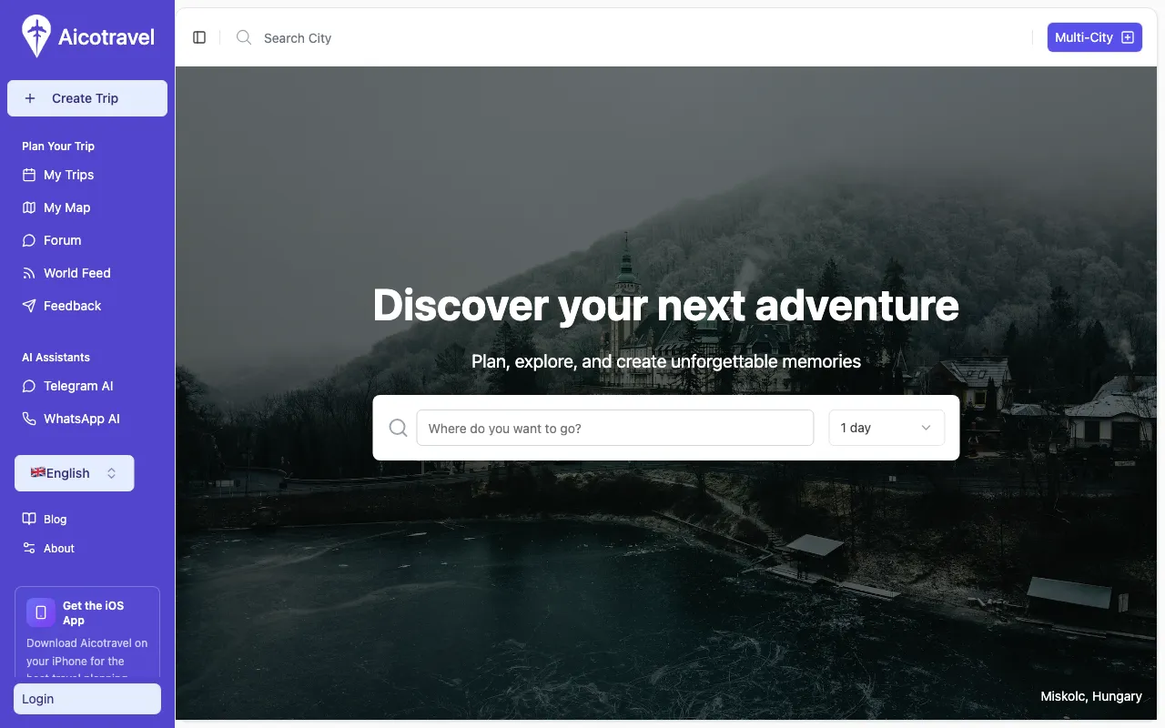 Aicotravel — preview screenshot