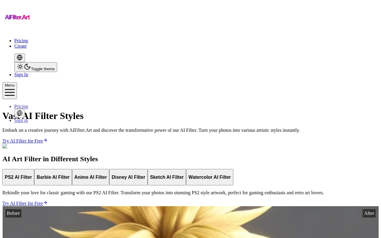 AIFilter.Art — preview screenshot