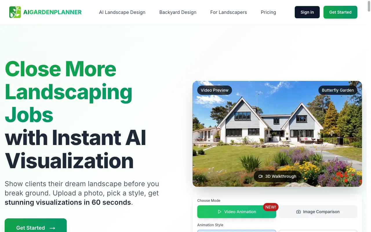 AI Garden Planner — preview screenshot