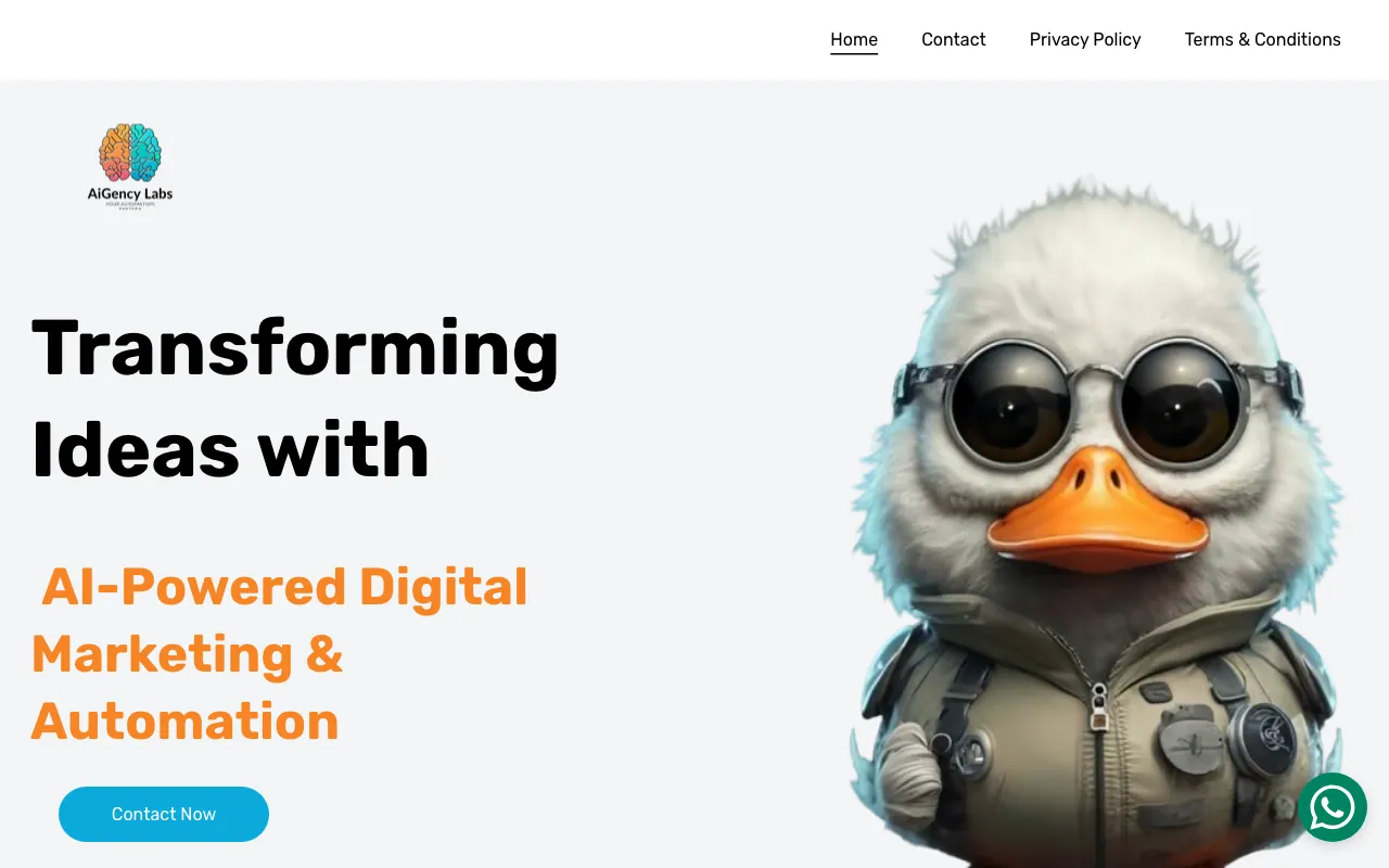 Aigency Labs — preview screenshot