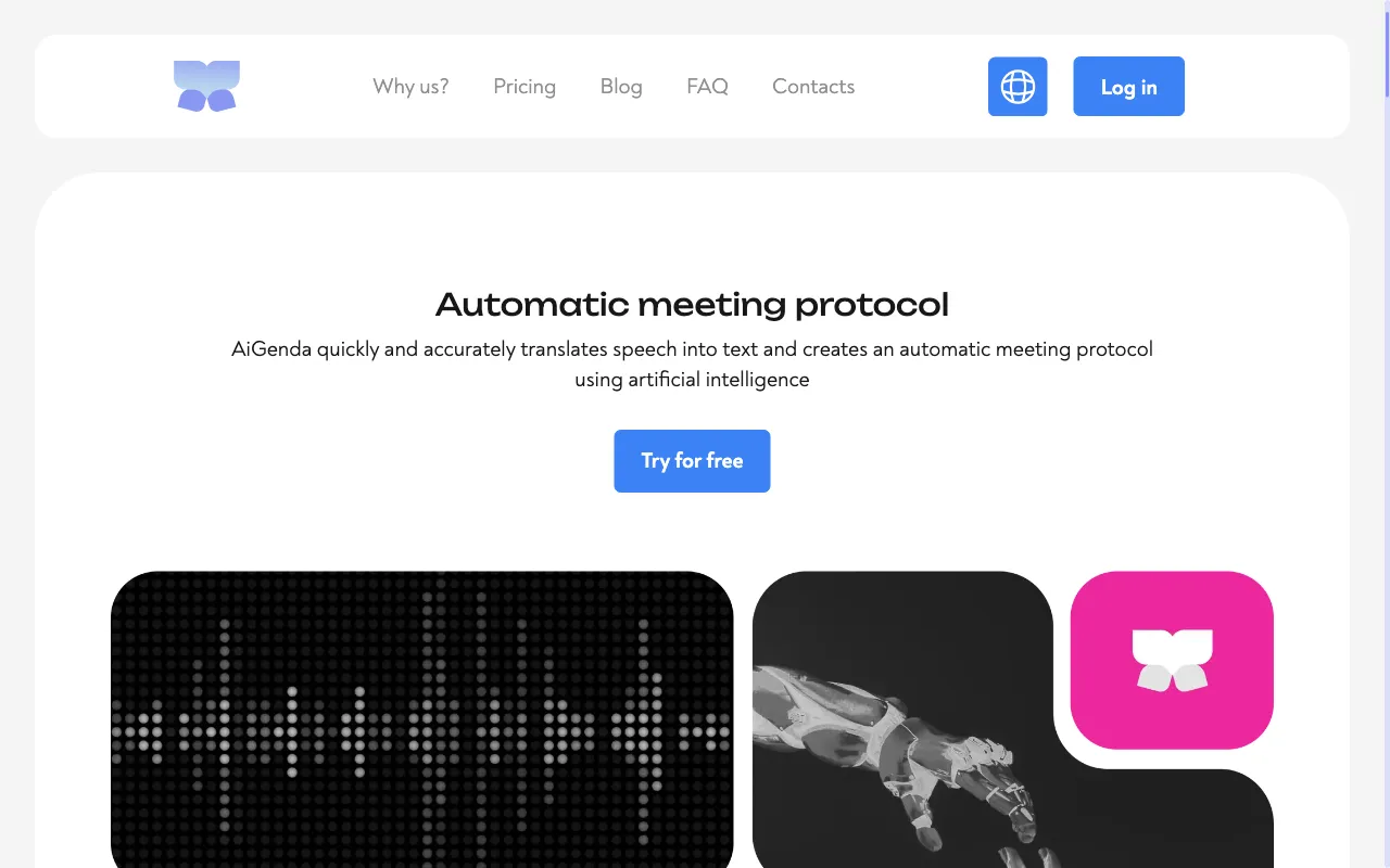 AiGenda — preview screenshot