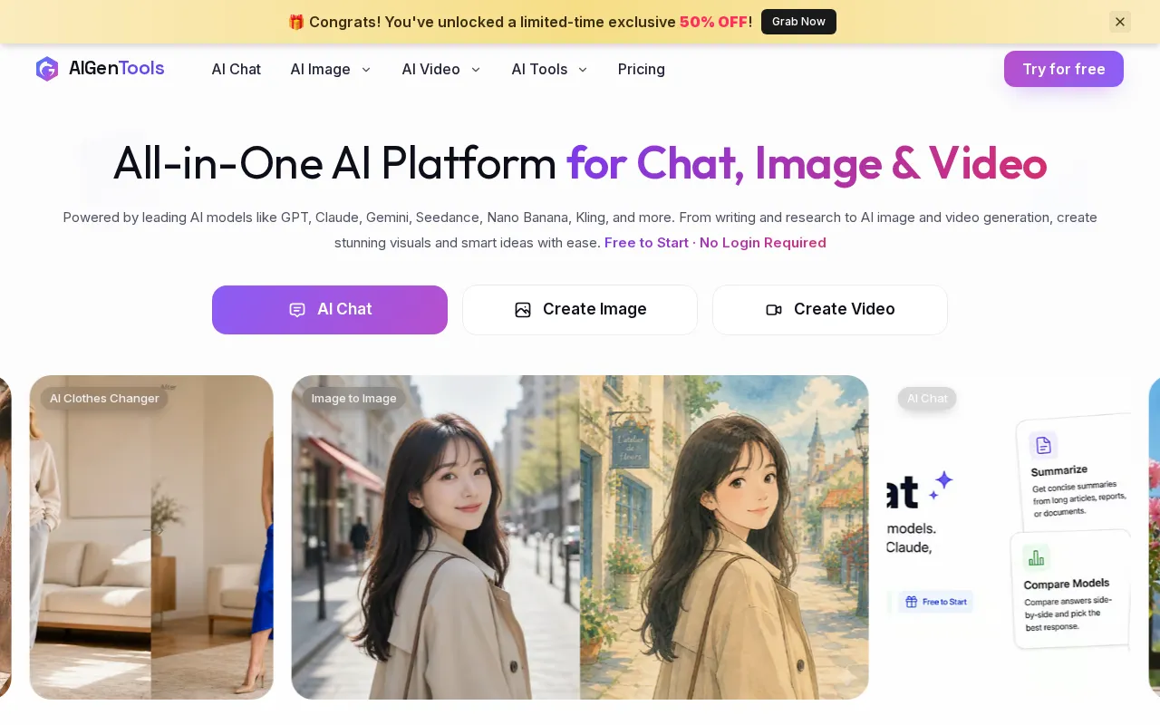AIGenTools — preview screenshot