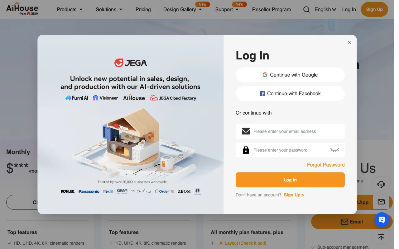 aihouse.com — pricing page