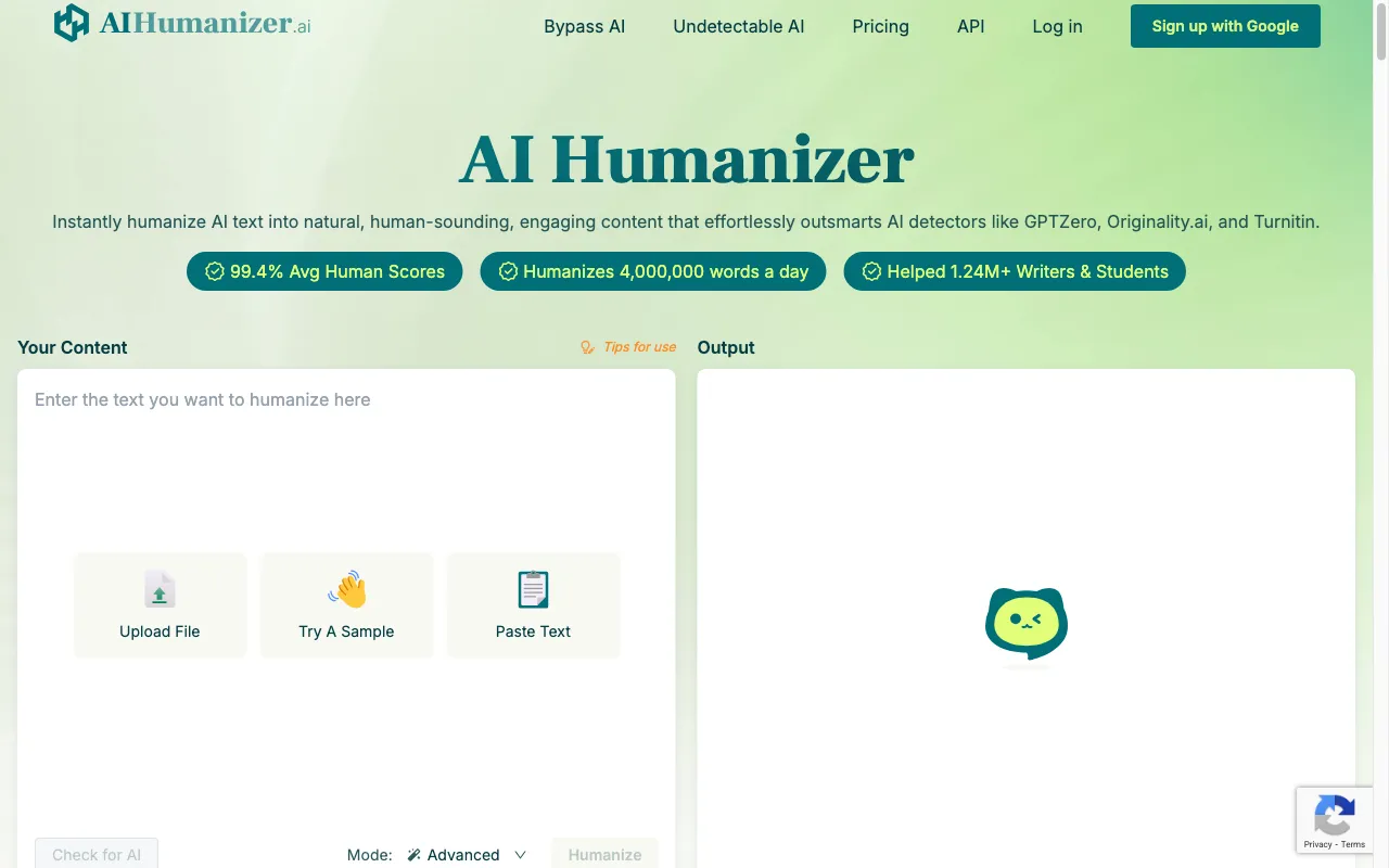 AIHumanize — preview screenshot