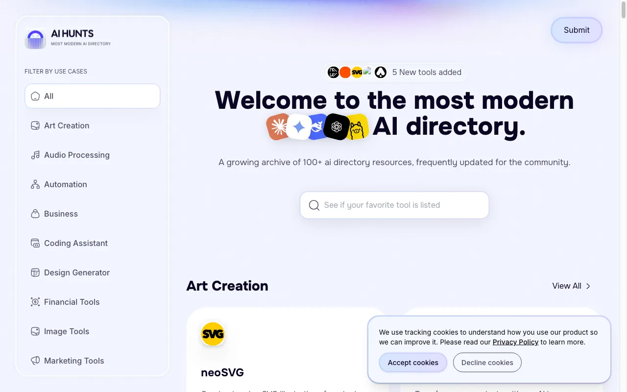 AiHunts — preview screenshot
