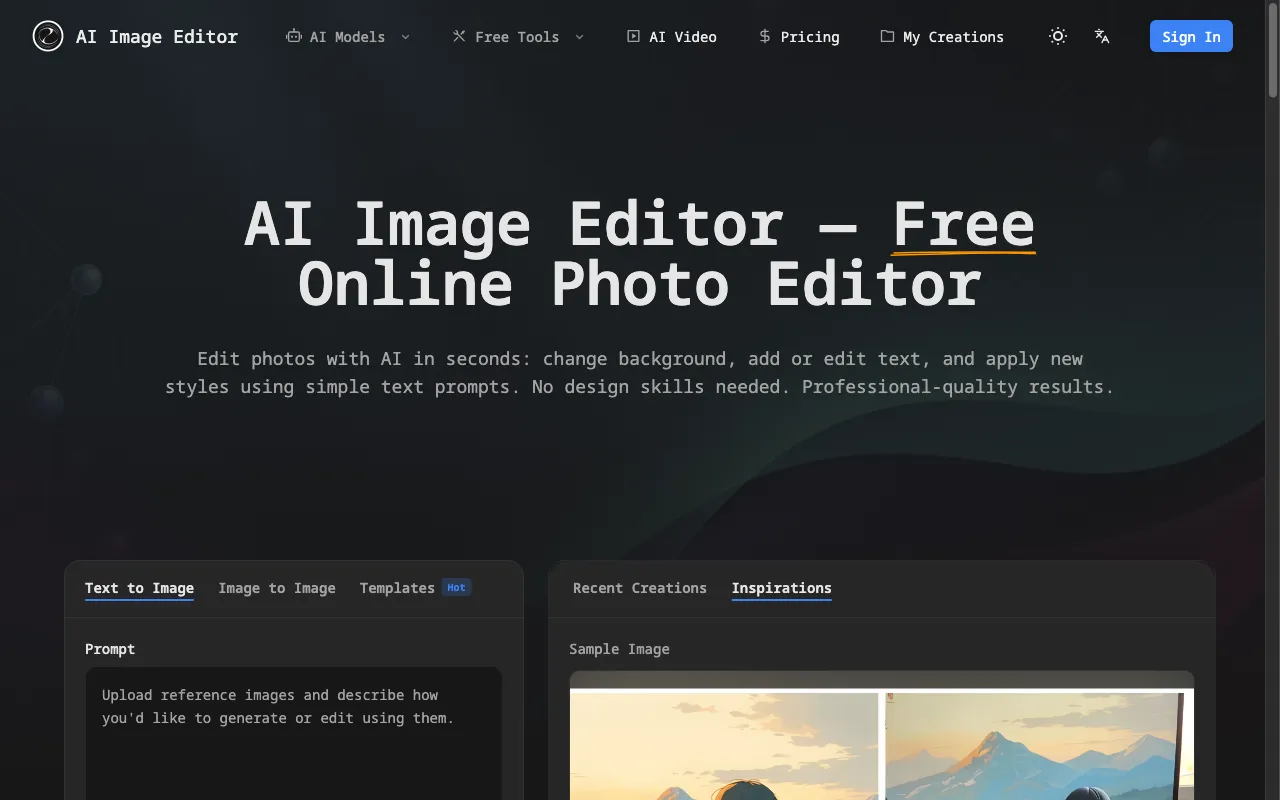 aiimageedit.ai — preview screenshot