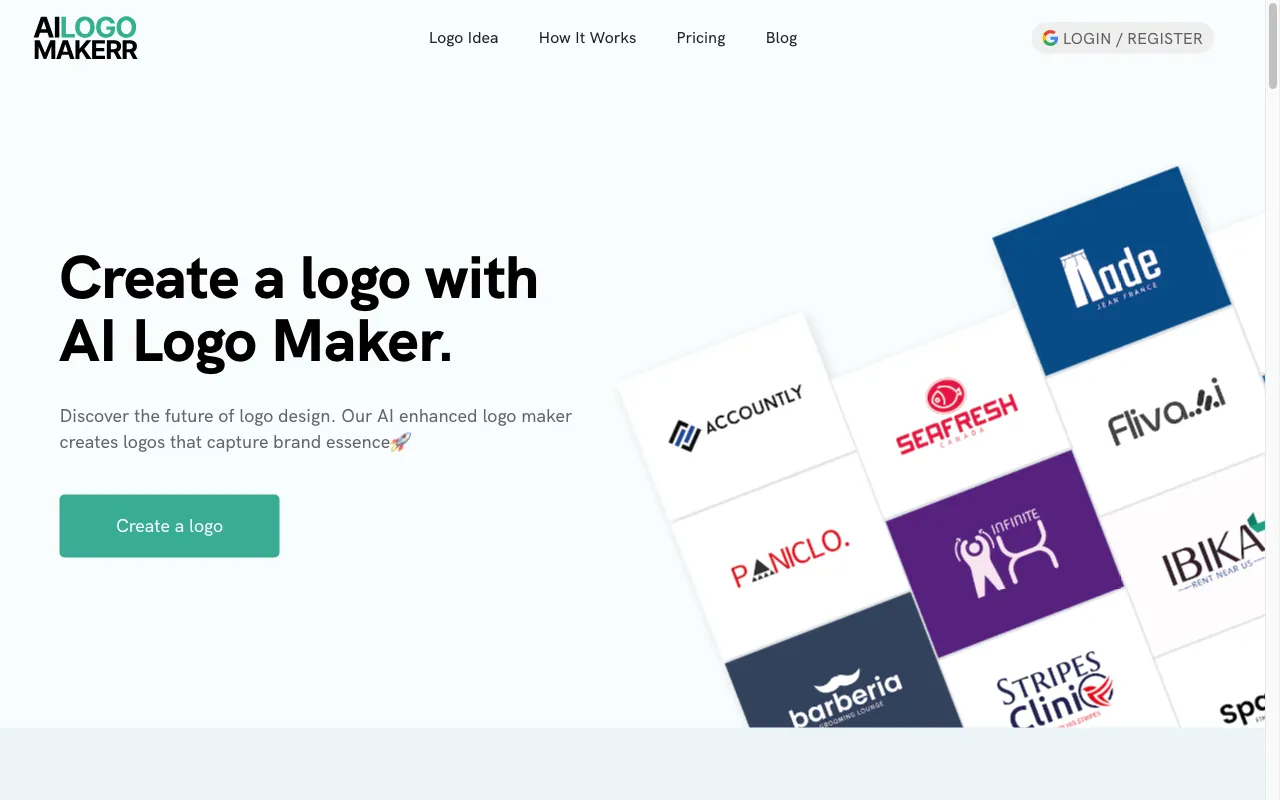Ailogomakerr.com — preview screenshot