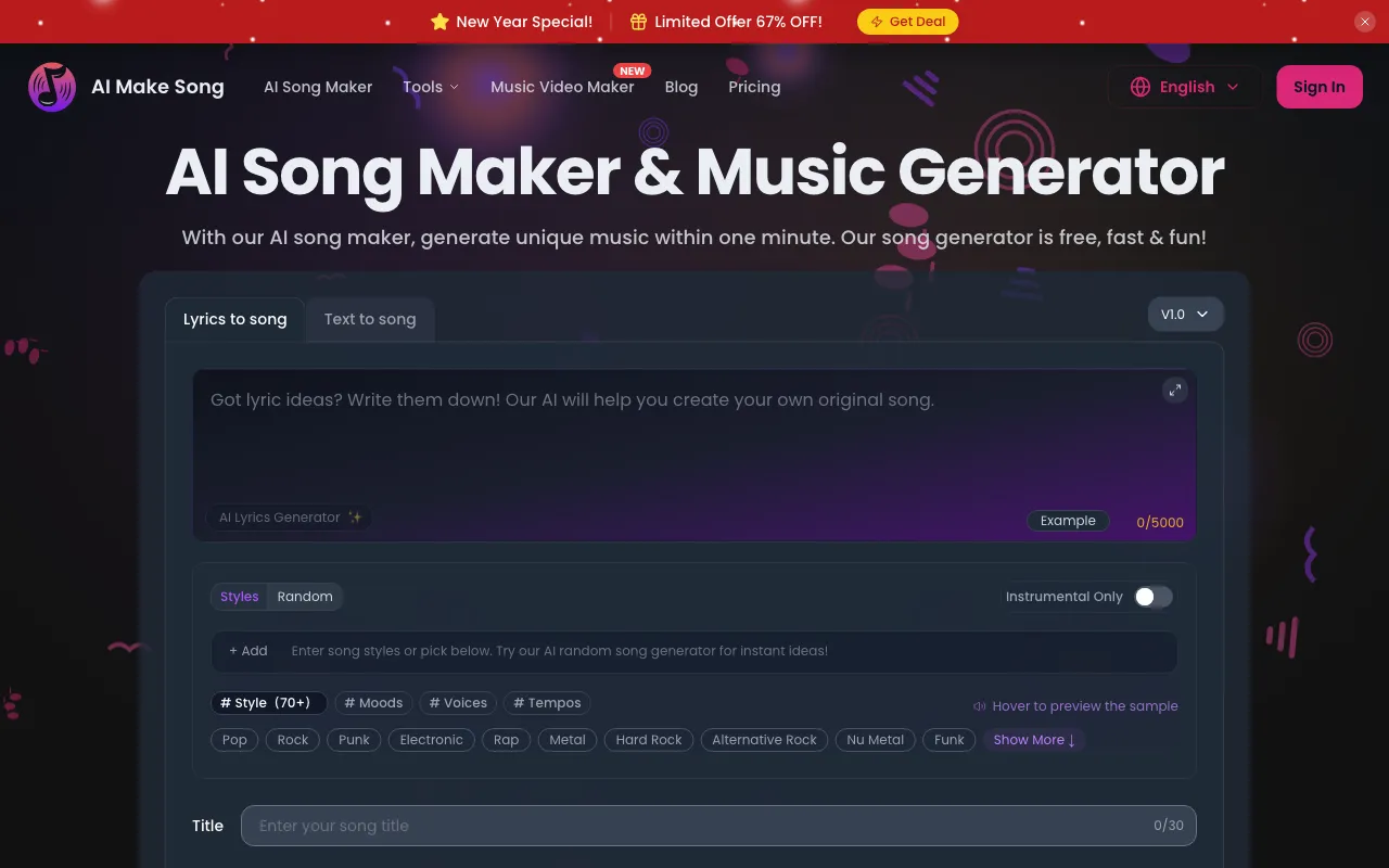 AIMakeSong — preview screenshot