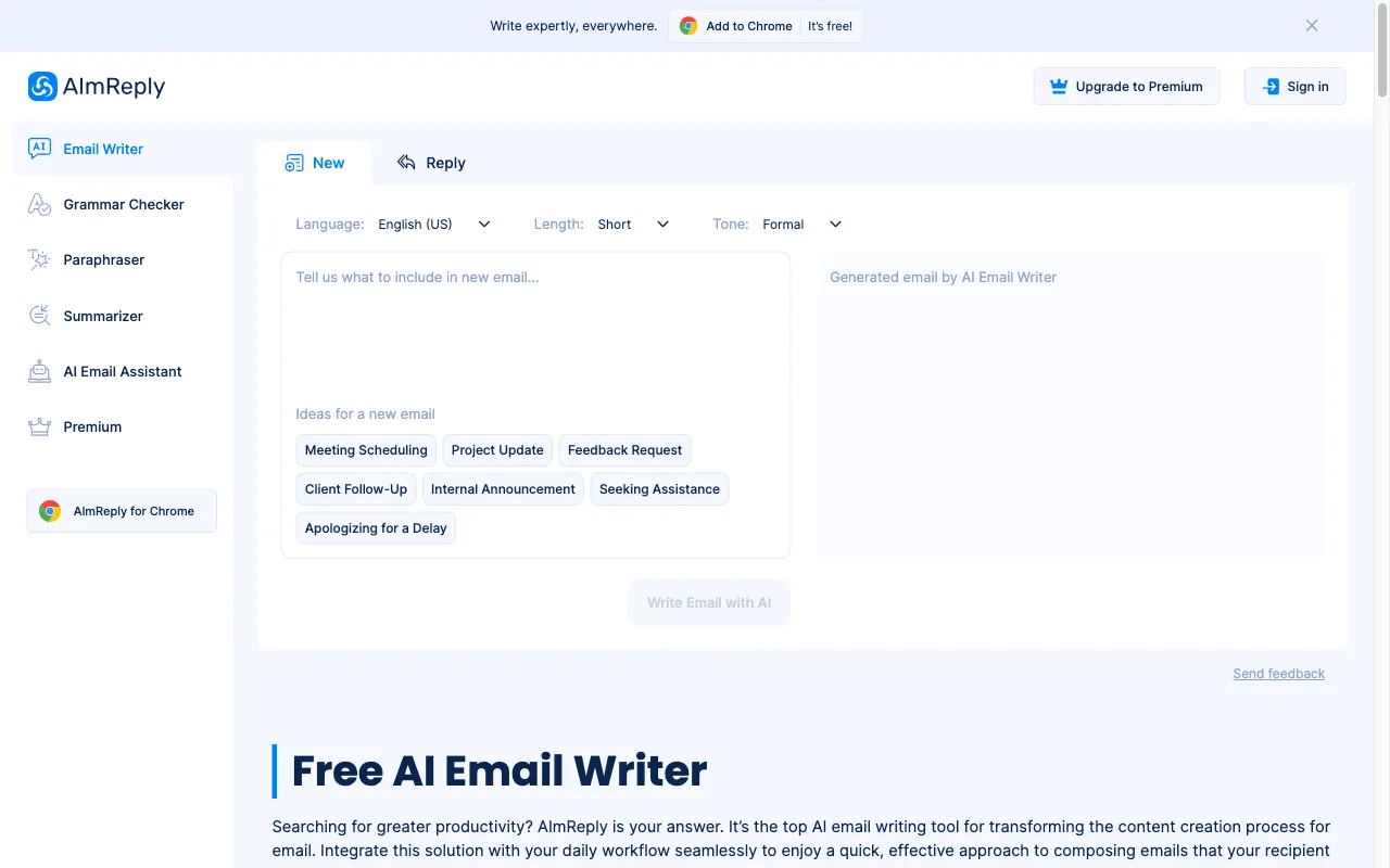 AImReply — preview screenshot