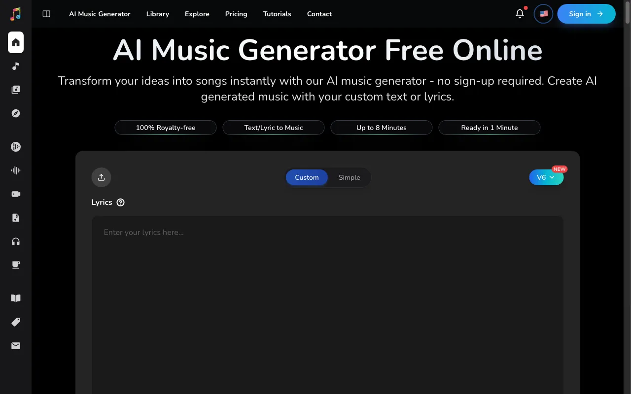 aimusicgen — preview screenshot