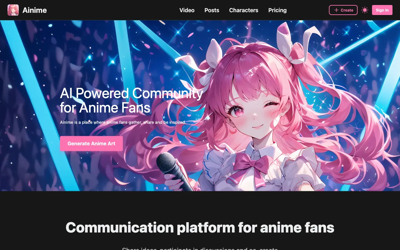Ainime — preview screenshot