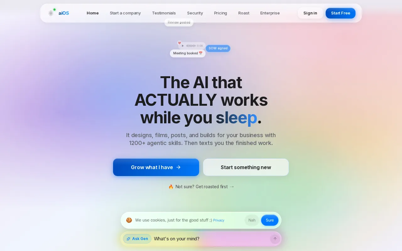 aiOS — preview screenshot