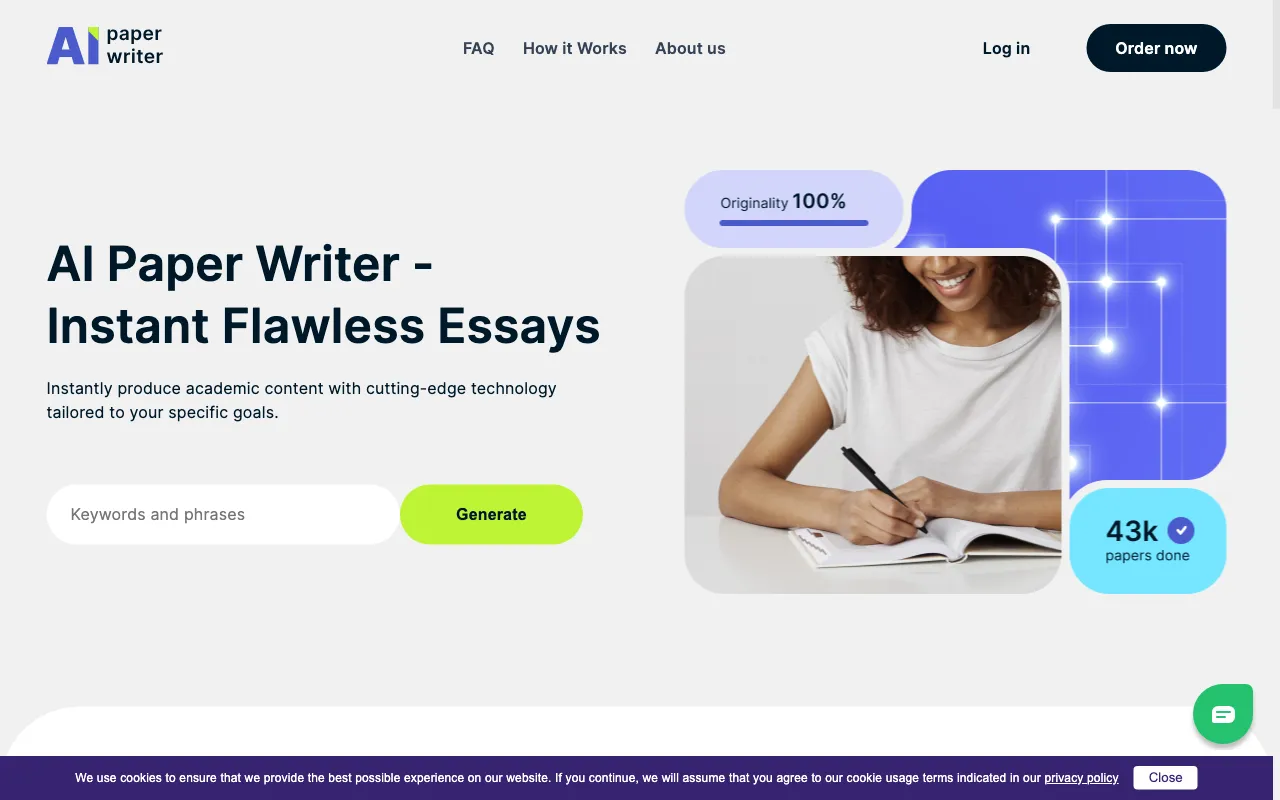 aipaperwriter.org — preview screenshot