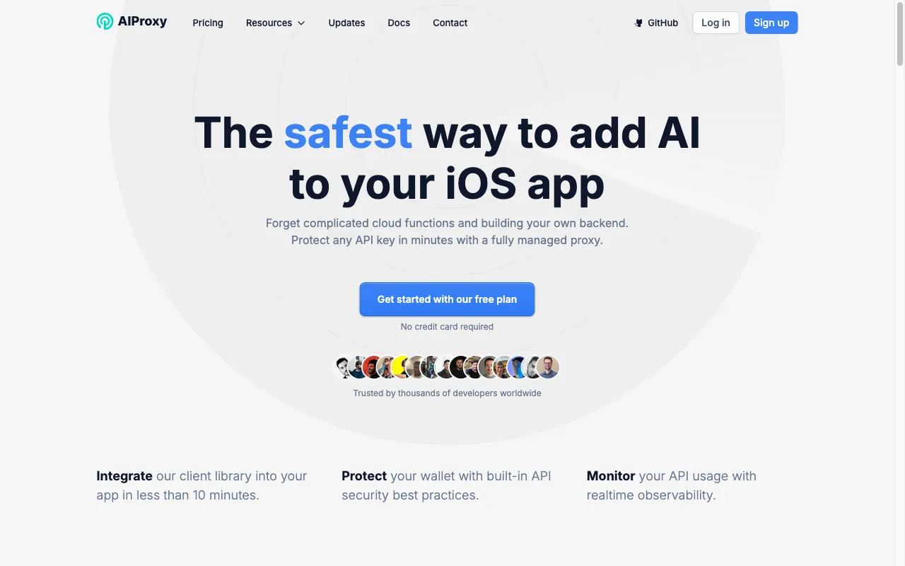 AIProxy — preview screenshot