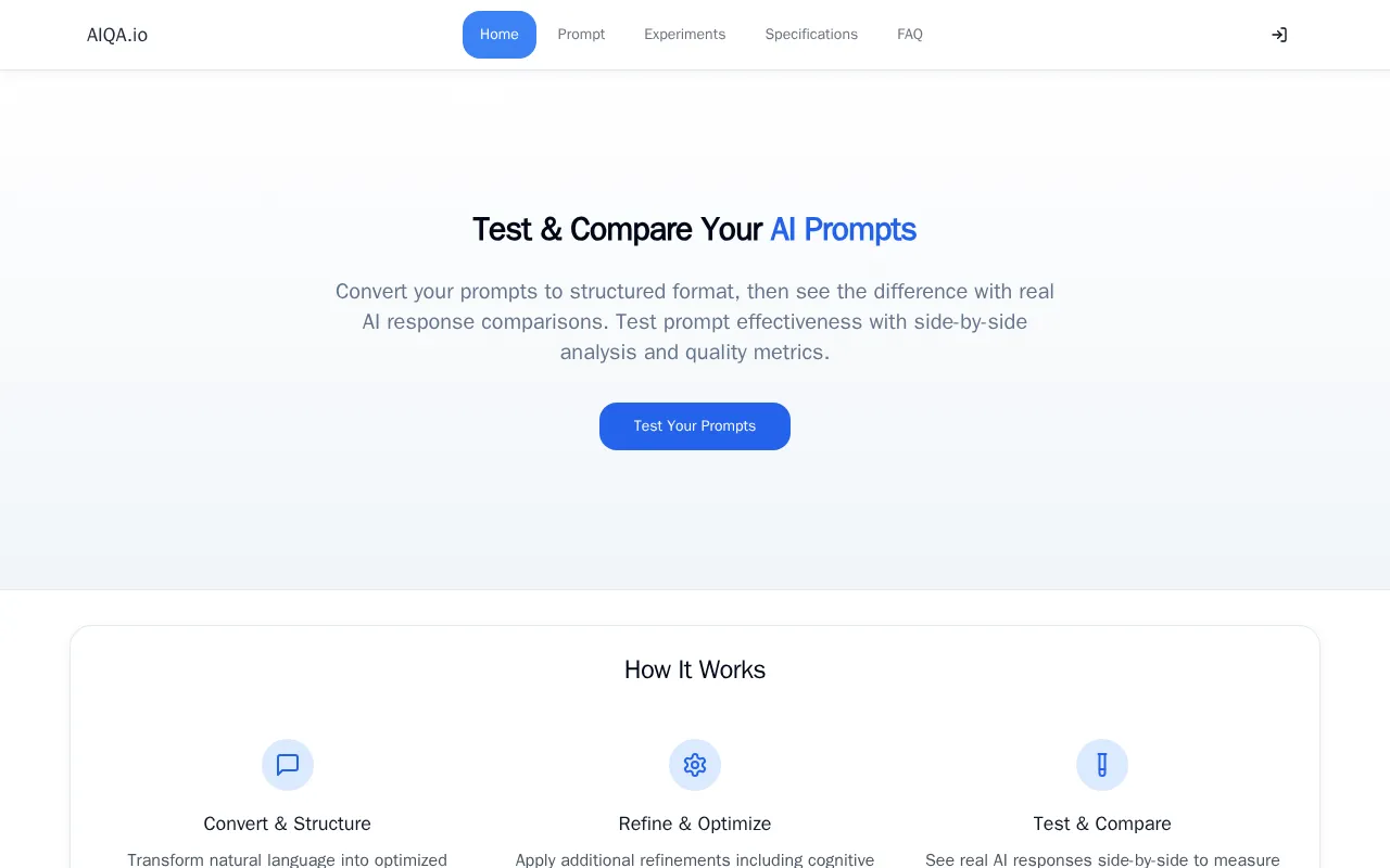 Aiqa — preview screenshot