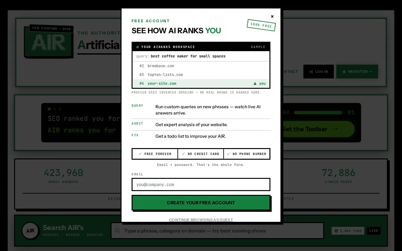 AiRanks — preview screenshot