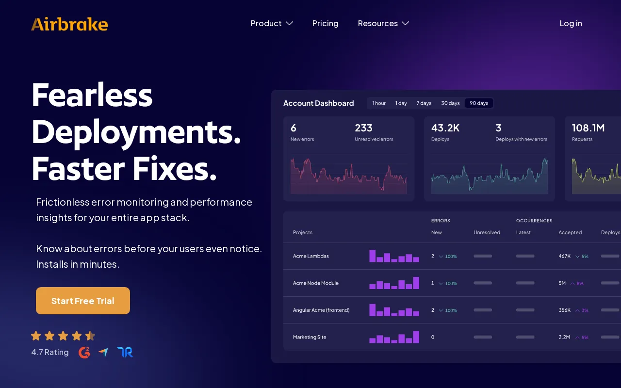 Airbrake — preview screenshot