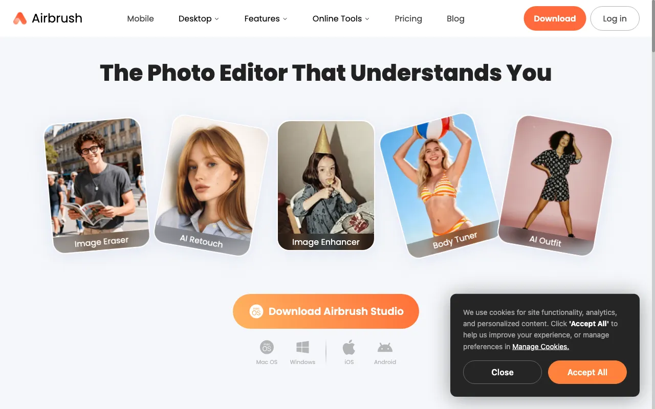 AirBrush Studio — preview screenshot