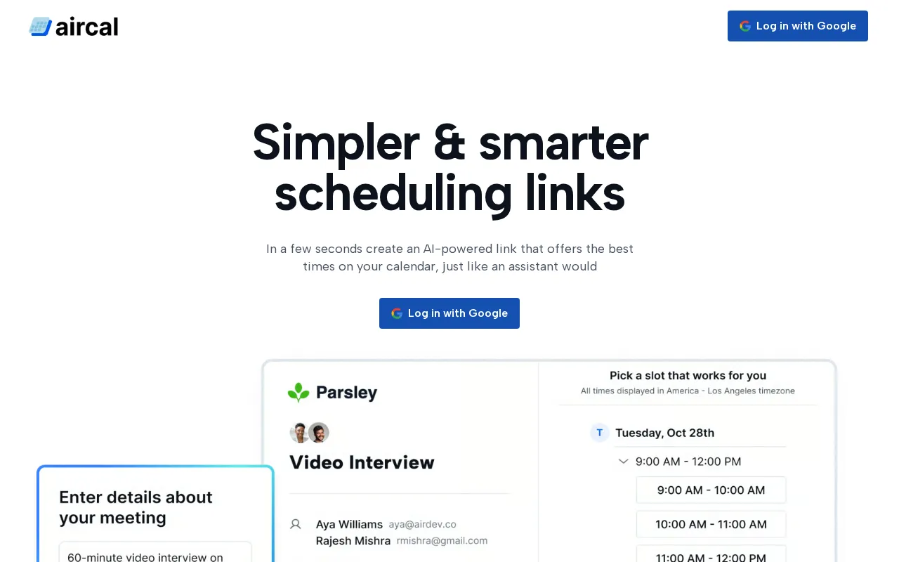 Aircal — preview screenshot