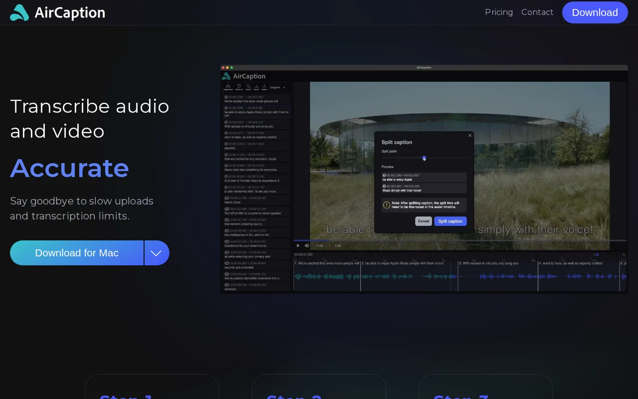 AirCaption — preview screenshot