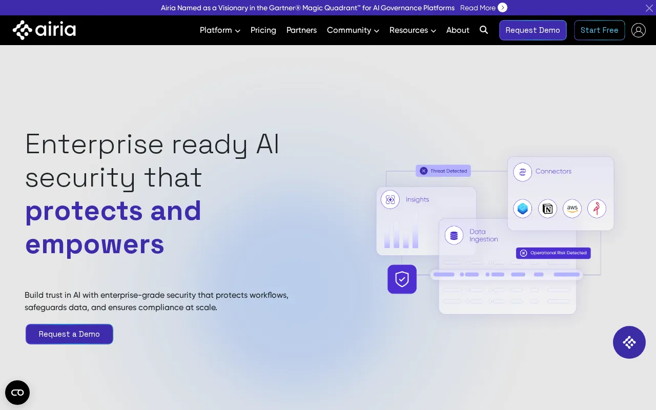 Airia Security — preview screenshot