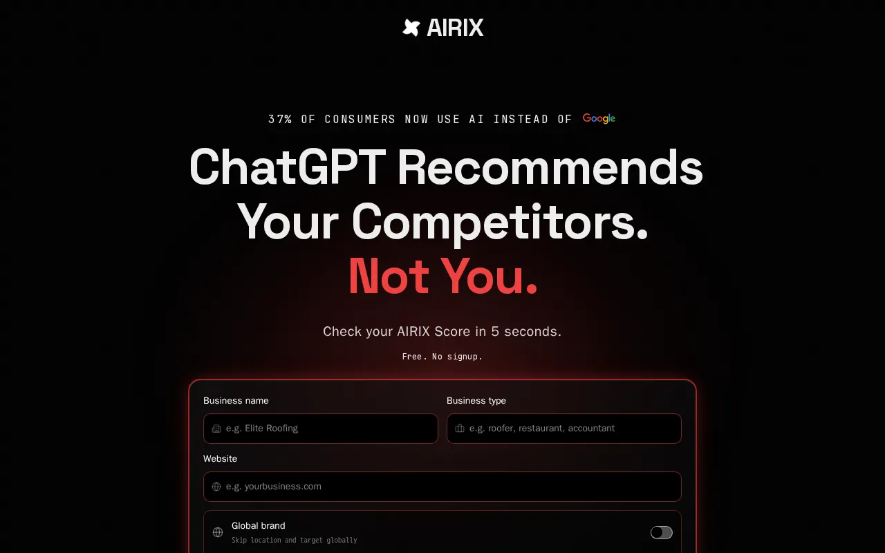 AIRIX — preview screenshot