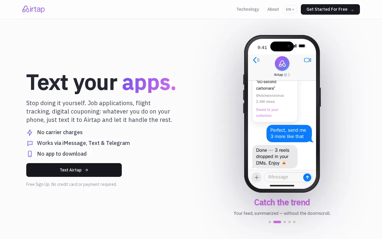 Airtap — preview screenshot