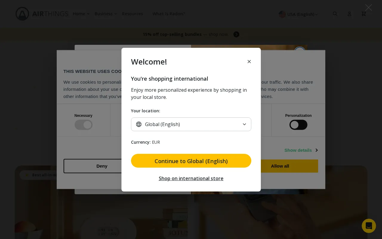 Airthings — preview screenshot