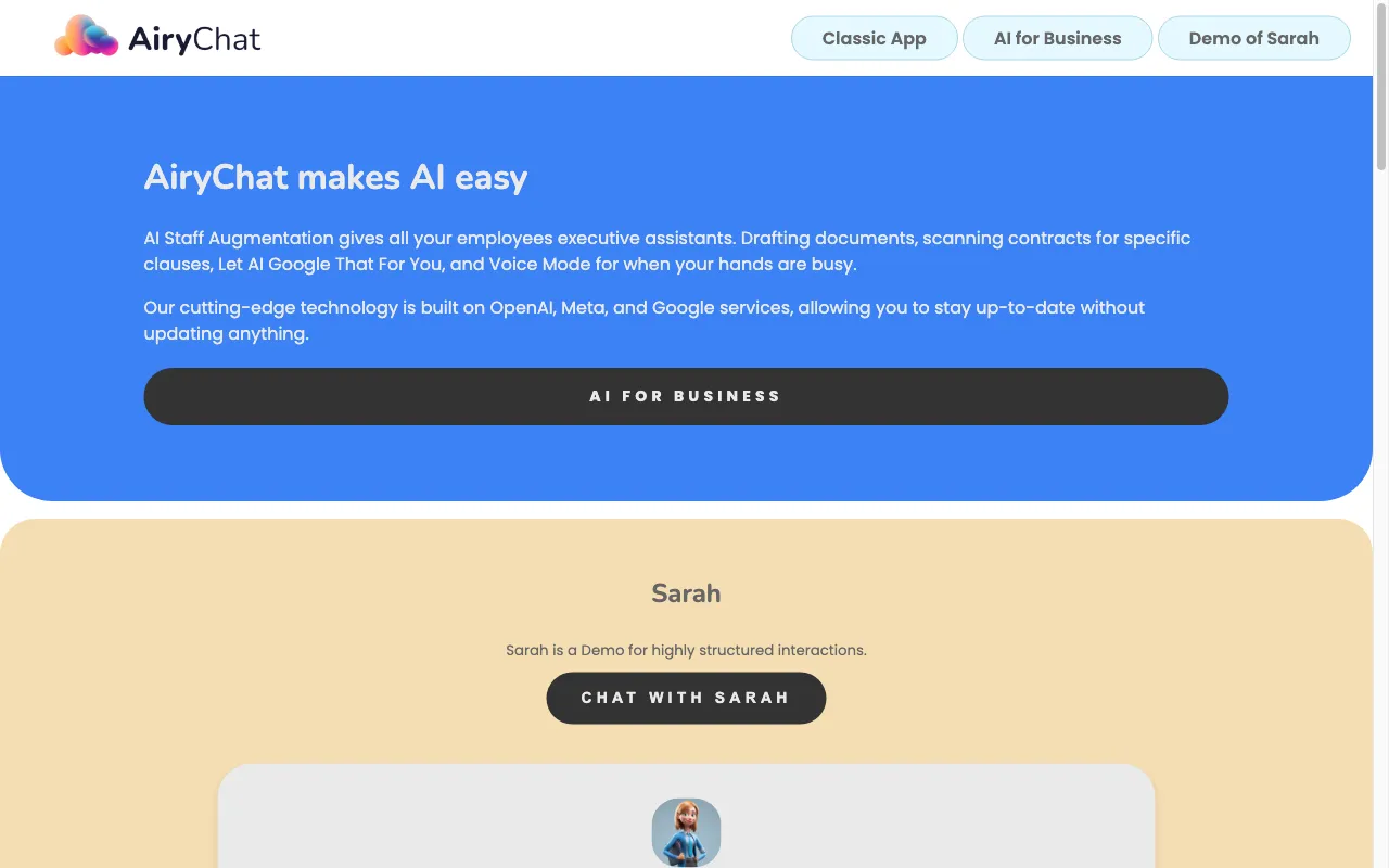 AiryChat — preview screenshot