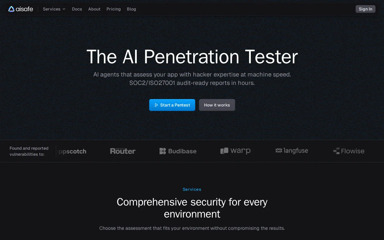 AISafe Labs — preview screenshot
