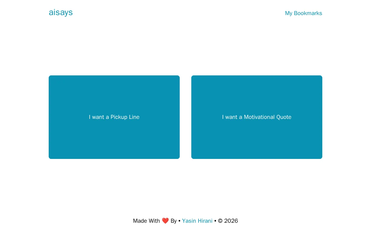 AIsays — preview screenshot