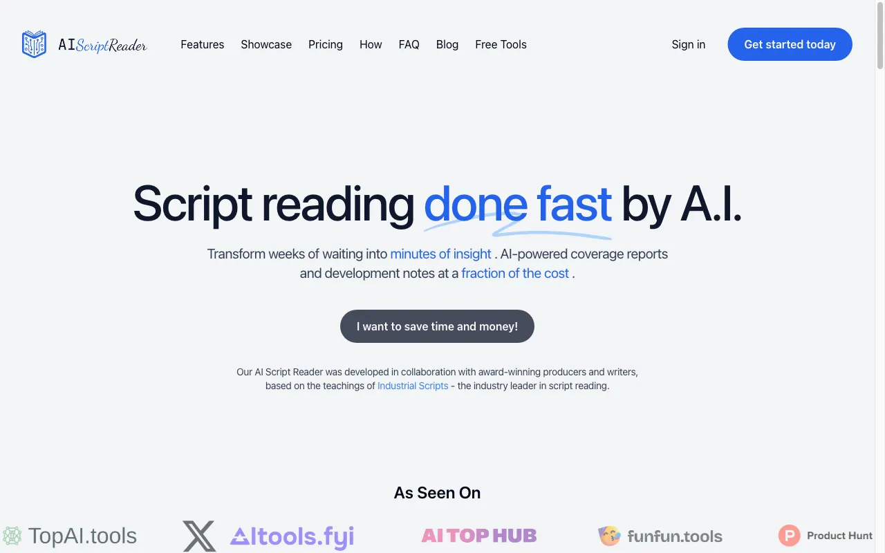 AIScriptReader — preview screenshot