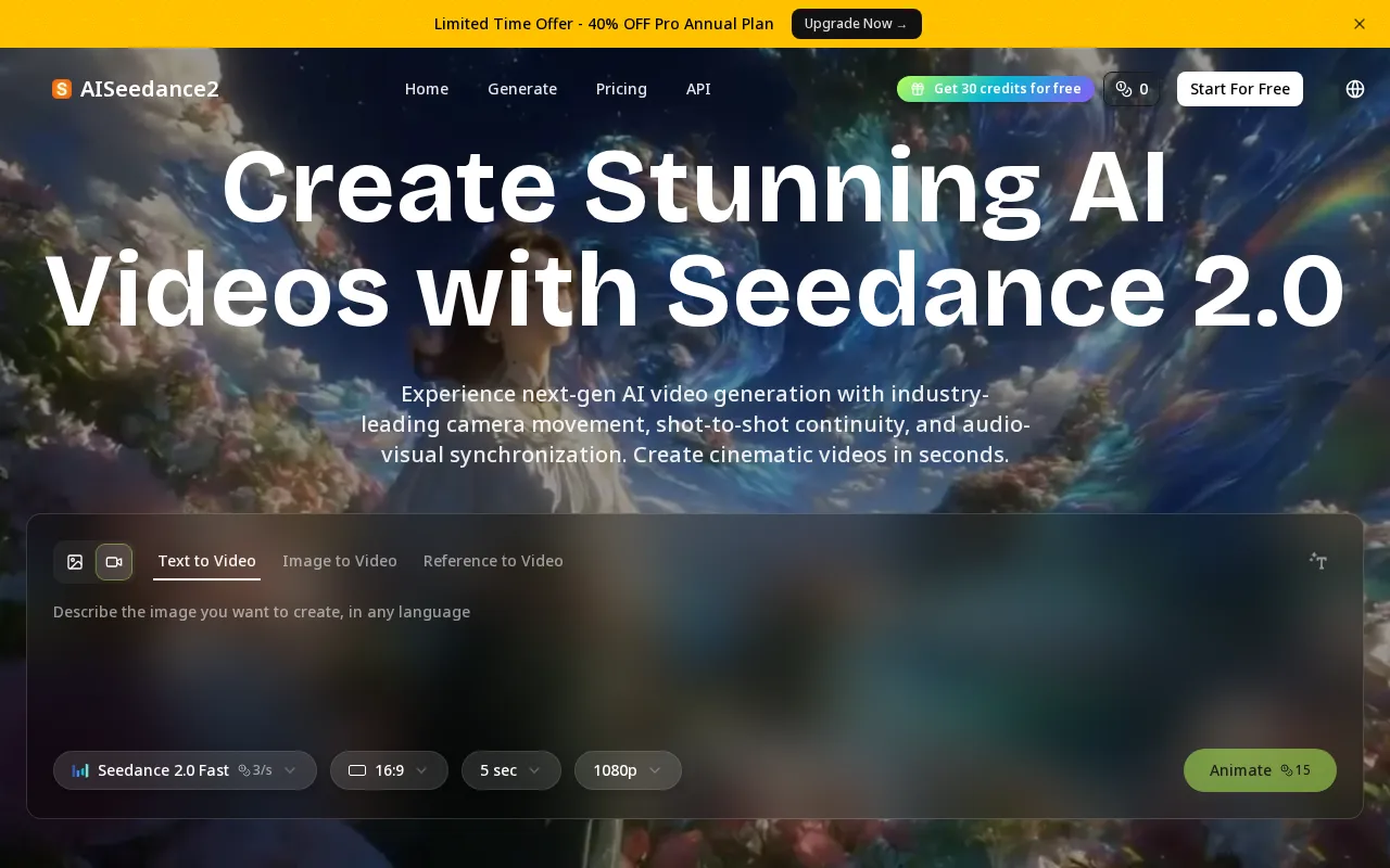 AI Seedance 2.0 — preview screenshot