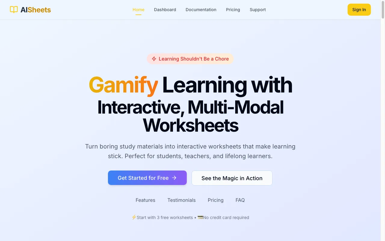 AISheets.study — preview screenshot