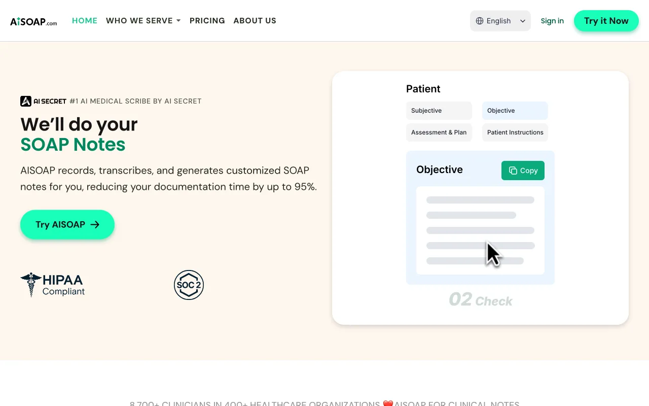 AISOAP — preview screenshot