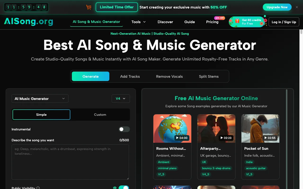 AISong.org — preview screenshot