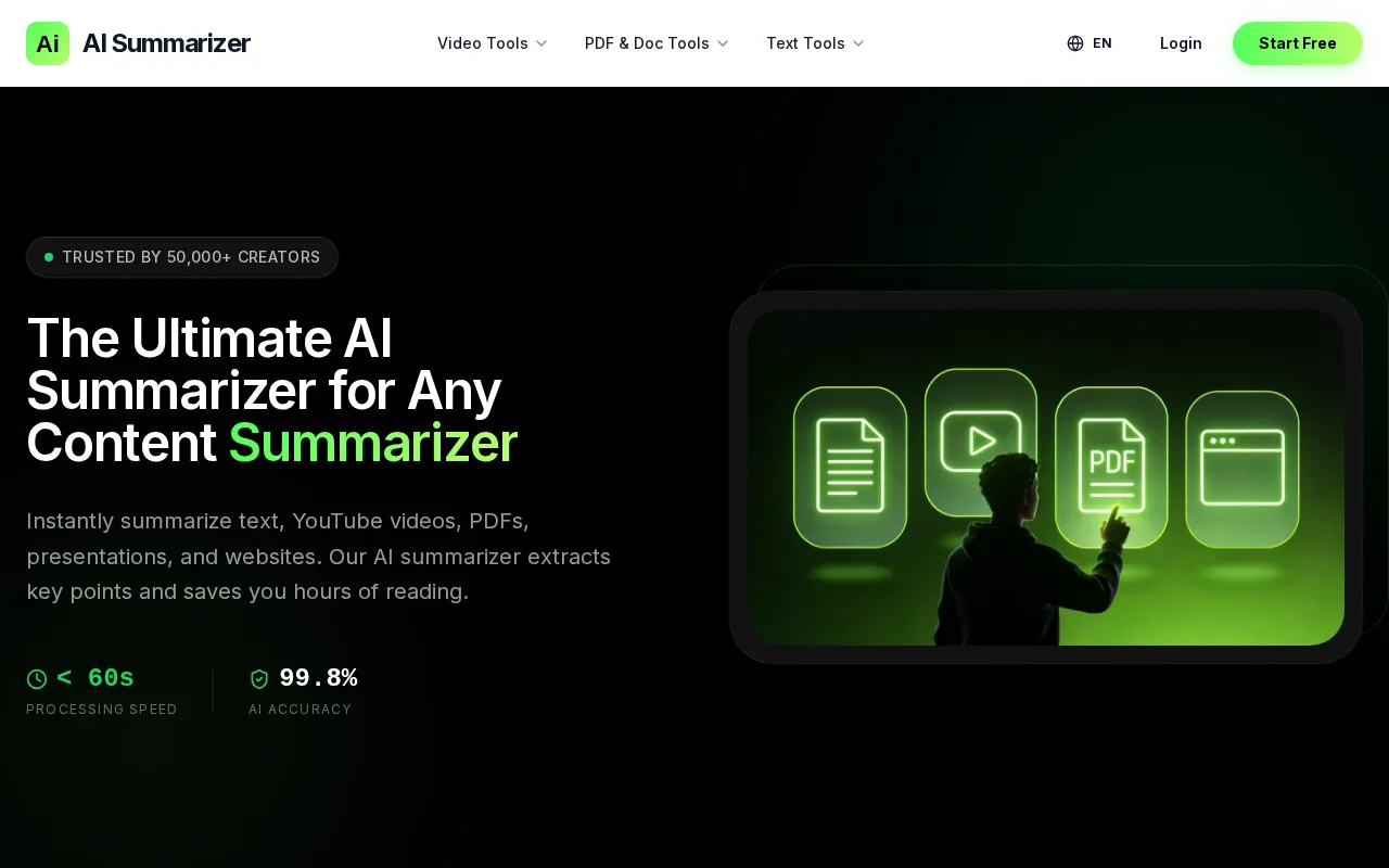AI Summarizer — preview screenshot