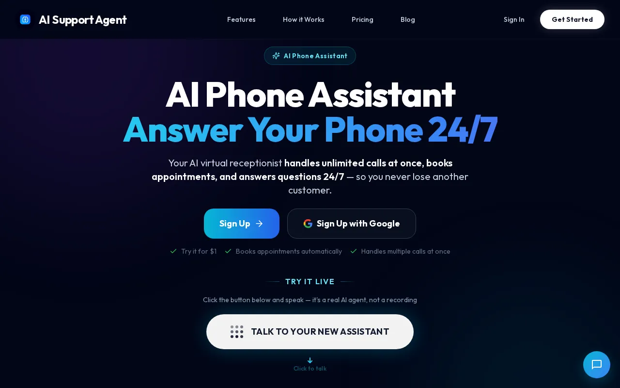 AI Phone Assistant — preview screenshot