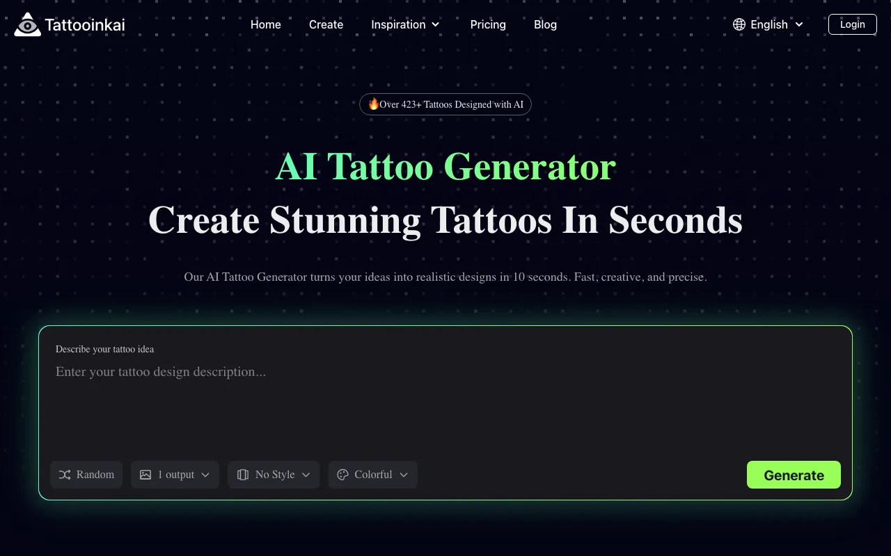 Tattooinkai — preview screenshot