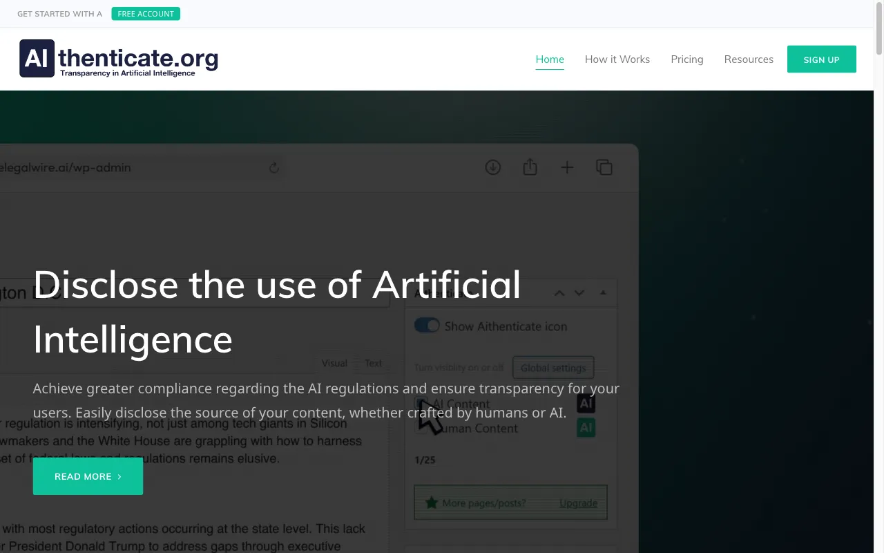 Aithenticate — preview screenshot