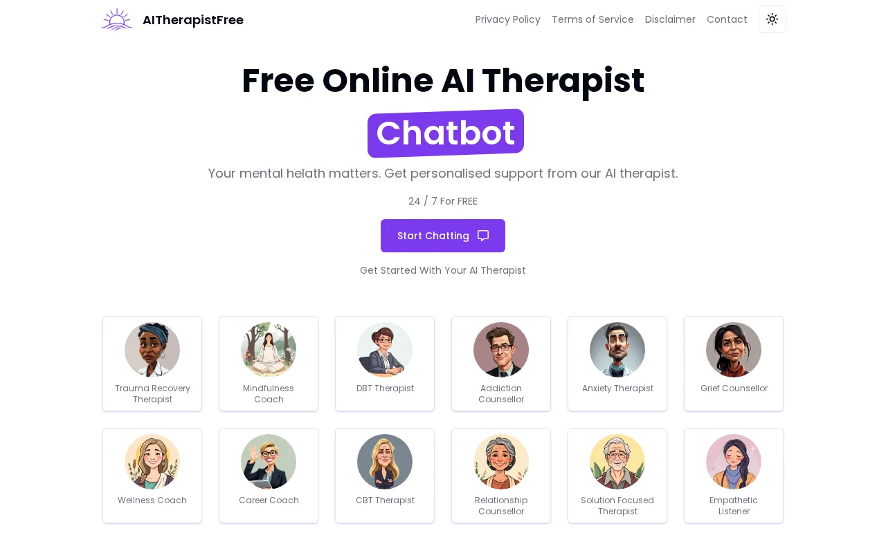 Aitherapistfree — preview screenshot