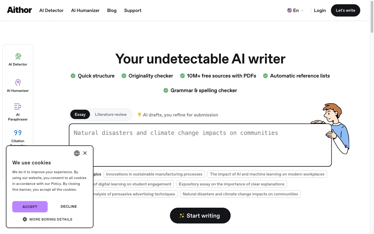 Aithor — preview screenshot