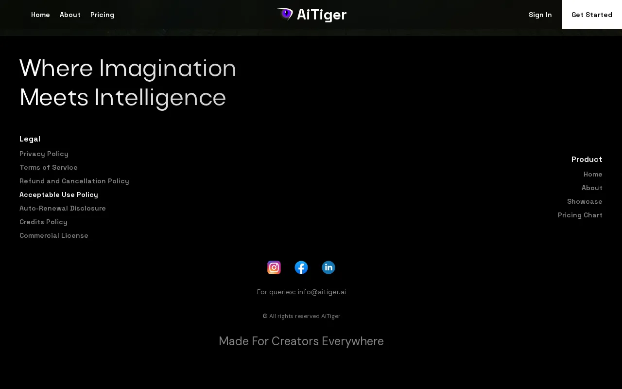 AiTiger — preview screenshot