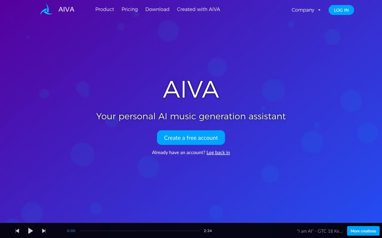 Aiva — preview screenshot