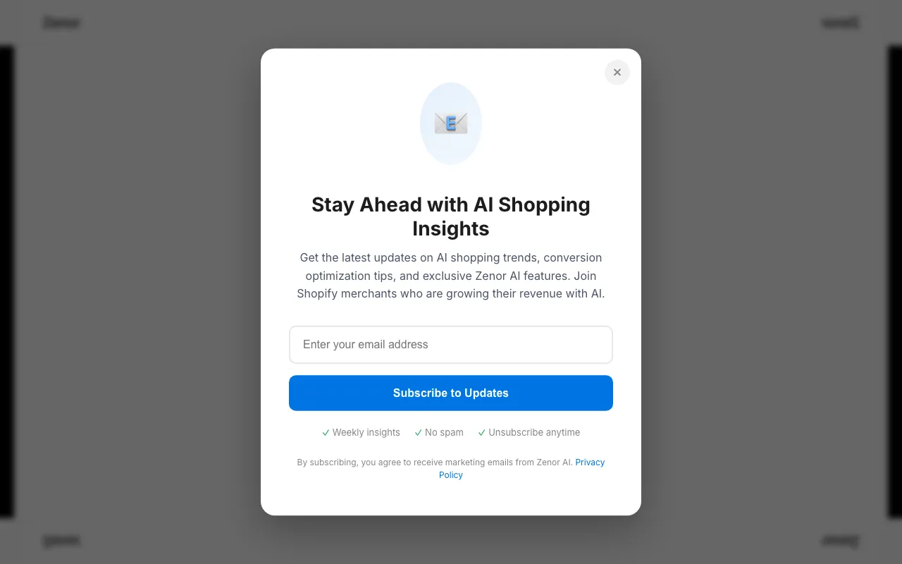 Zenor.ai — pricing page